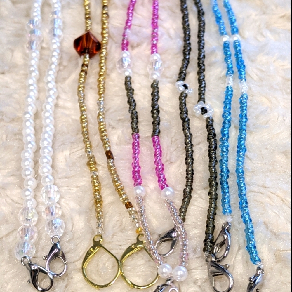 Hand-crafted mask necklaces
